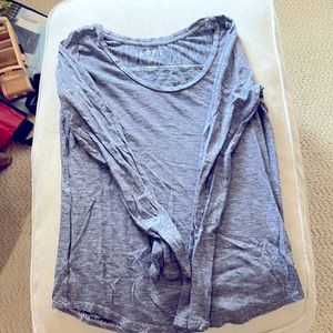 Cotton long sleeve shirt from loft xs